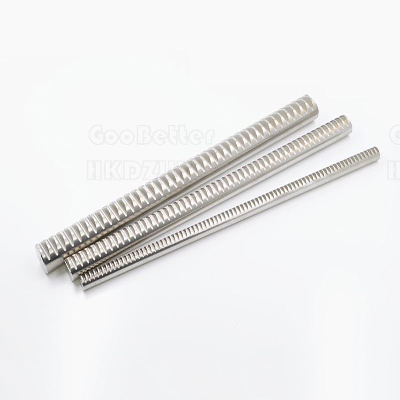 Round Gear Racks 0.5 – 2 Module 300 mm For CNC Router Linear Motion A2 Stainless