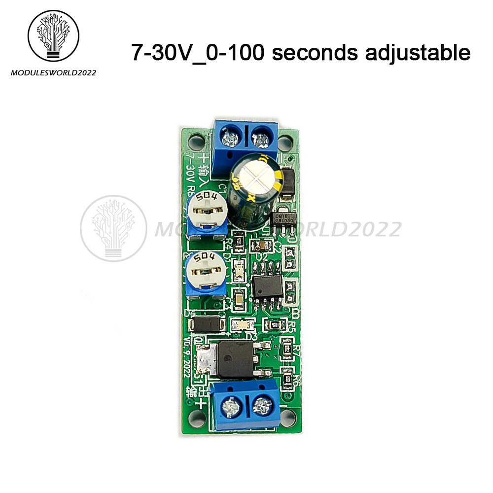 DC7-30V MOS Dual Cycle Timer Adjustable Delay On/Off Switch Timing Relay Module
