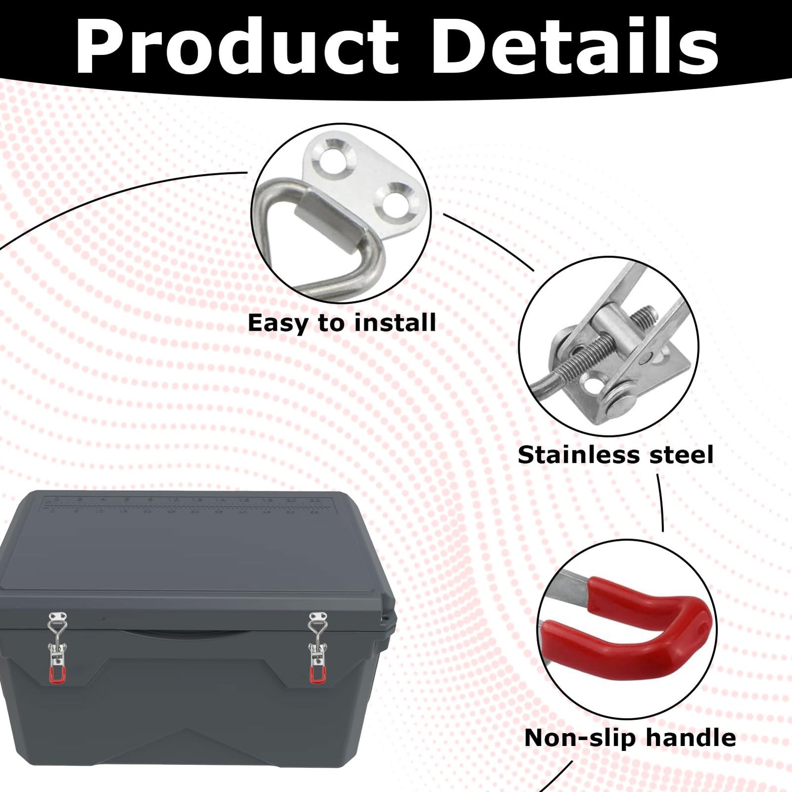 Toggle Latch Clamp 4001,2 Pack Toggle Hasp Latches For Smoker Lid Jig Freezer…