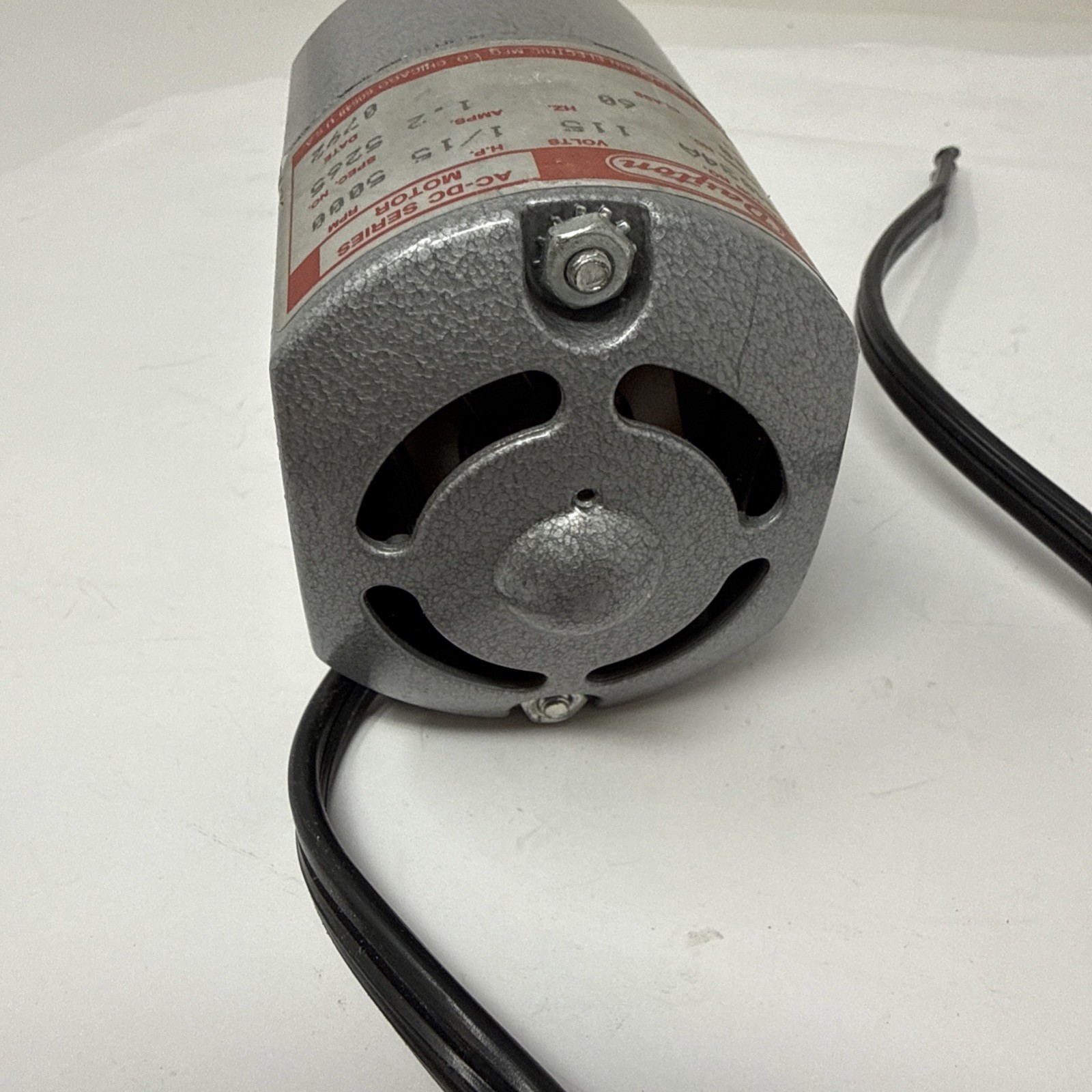 DAYTON AC-DC SERIES MOTOR 2M034A 1/15HP 5000RPM 115v 60 HZ