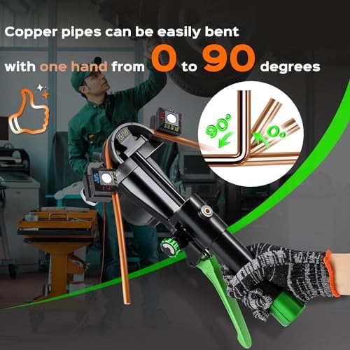 Bonvoisin Hydraulic Tubing Bender Kit 1/4″-7/8″ Copper Tube Bender HVAC Pipe …