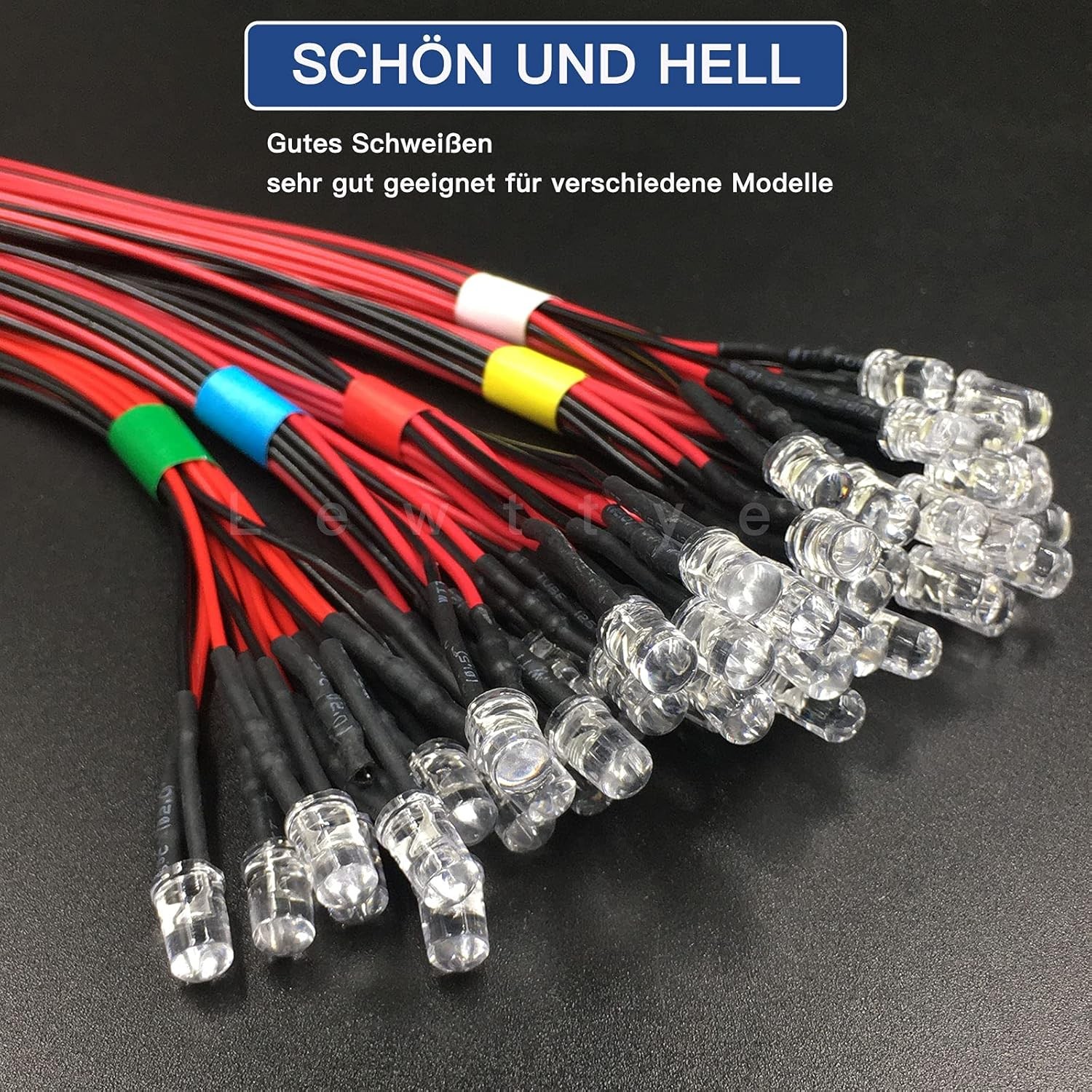 5mm Pre Wired LED Lights 12V Micro LED Strips Low Voltage Ultra Thin Diode