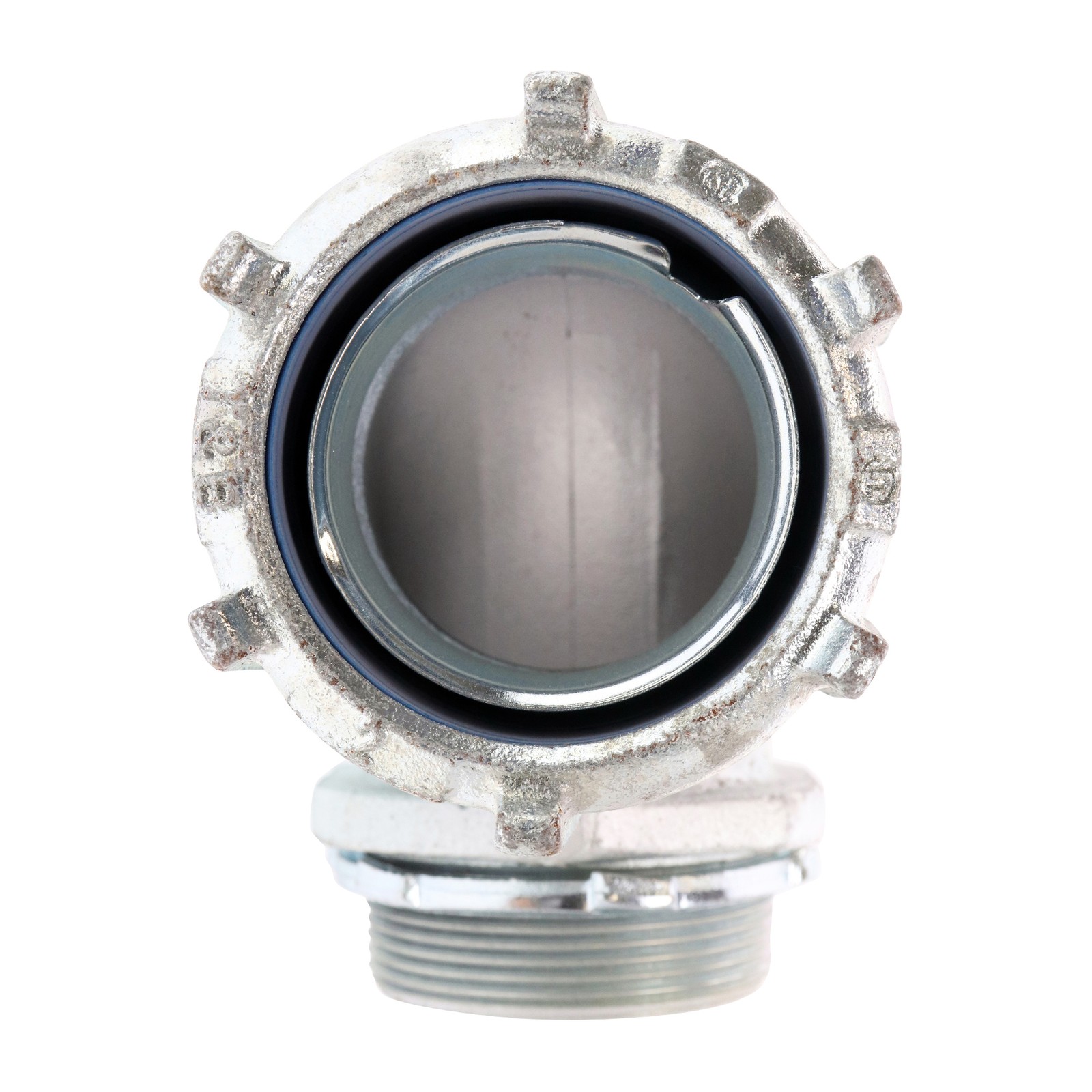 THOMAS & BETTS 5257 INSULATED LIQUID-TIGHT FLEXIBLE METAL CONNECTOR, 90°, 2″