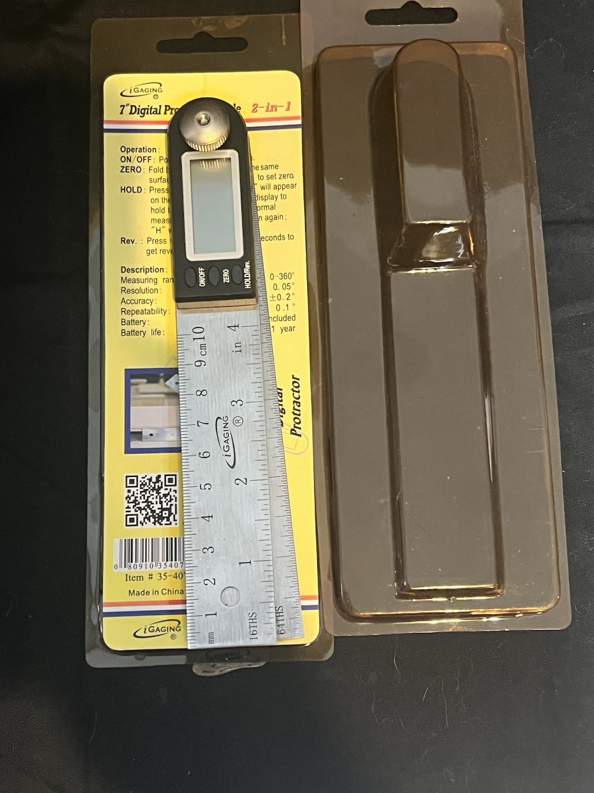 iGaging 360 Degrees Digital Protractor 7″ 2 in 1