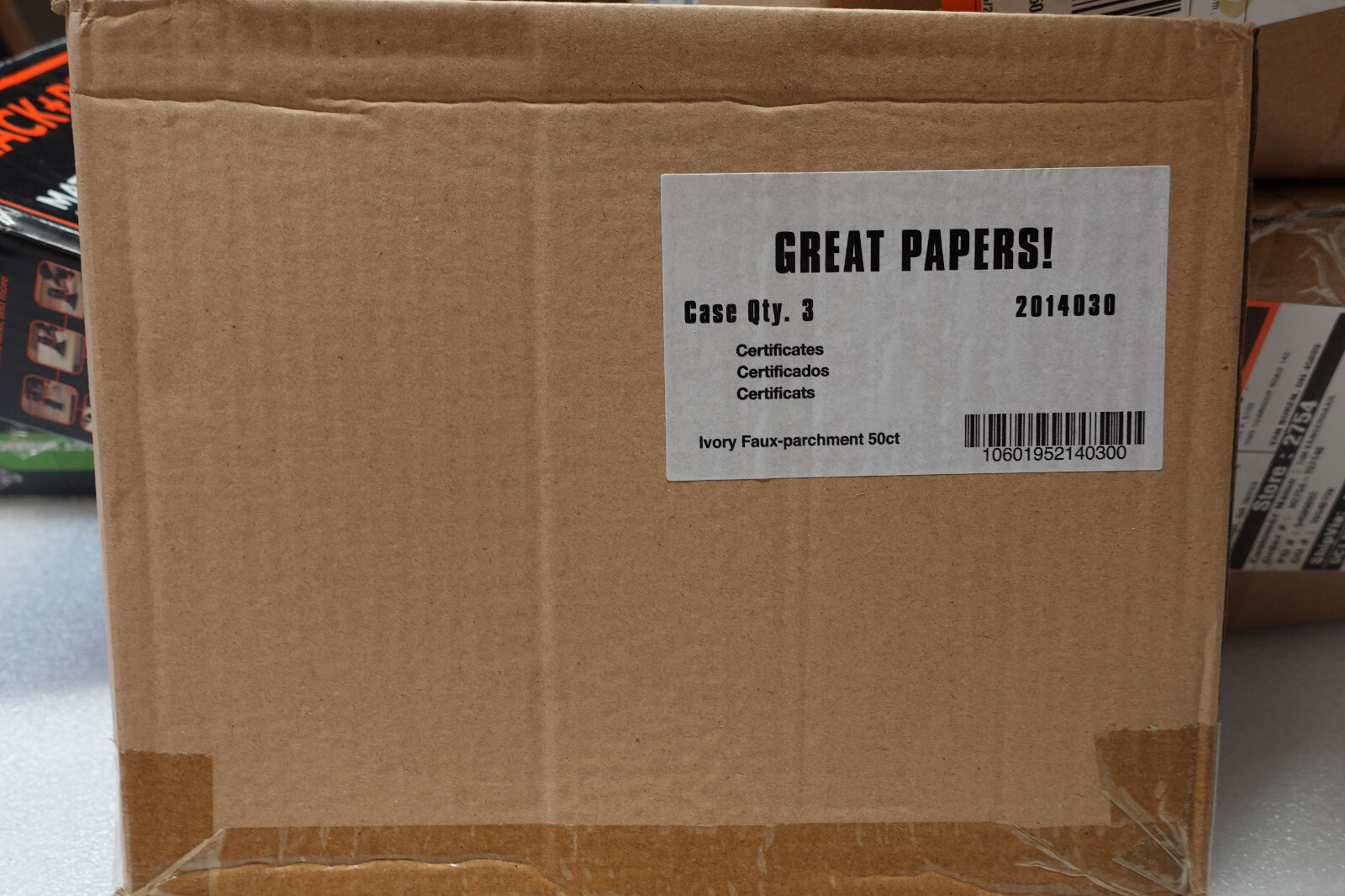 50 Sheets Faux Parchment Paper – 8.5 x 11″ Certificate & Resume Paper (Ivory)