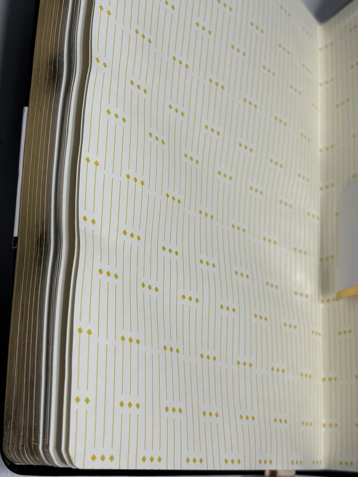 PAPYRUS Black Ruled Gilded Notebook Journal 240 Ivory Lined Pages with Bookmark