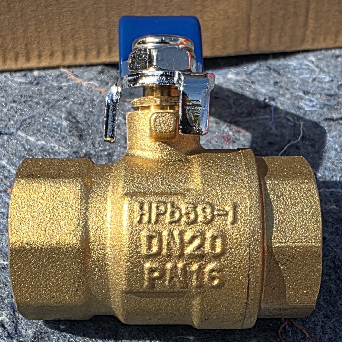 Lot Of 10, Brass Ball Valves, 1″ Female NPT, Full Port HPb59-1 DN29 PN16 Teflon