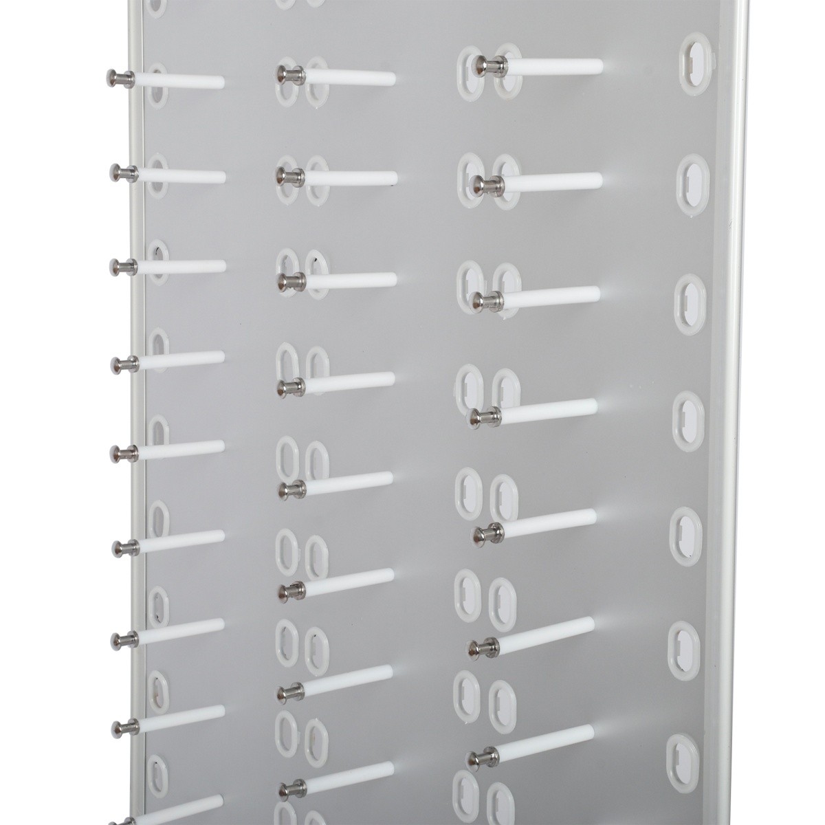 Retail Sunglasses Display Organizer Wall-Mounted Rack w/ Hooks for 60 Eyeglasses