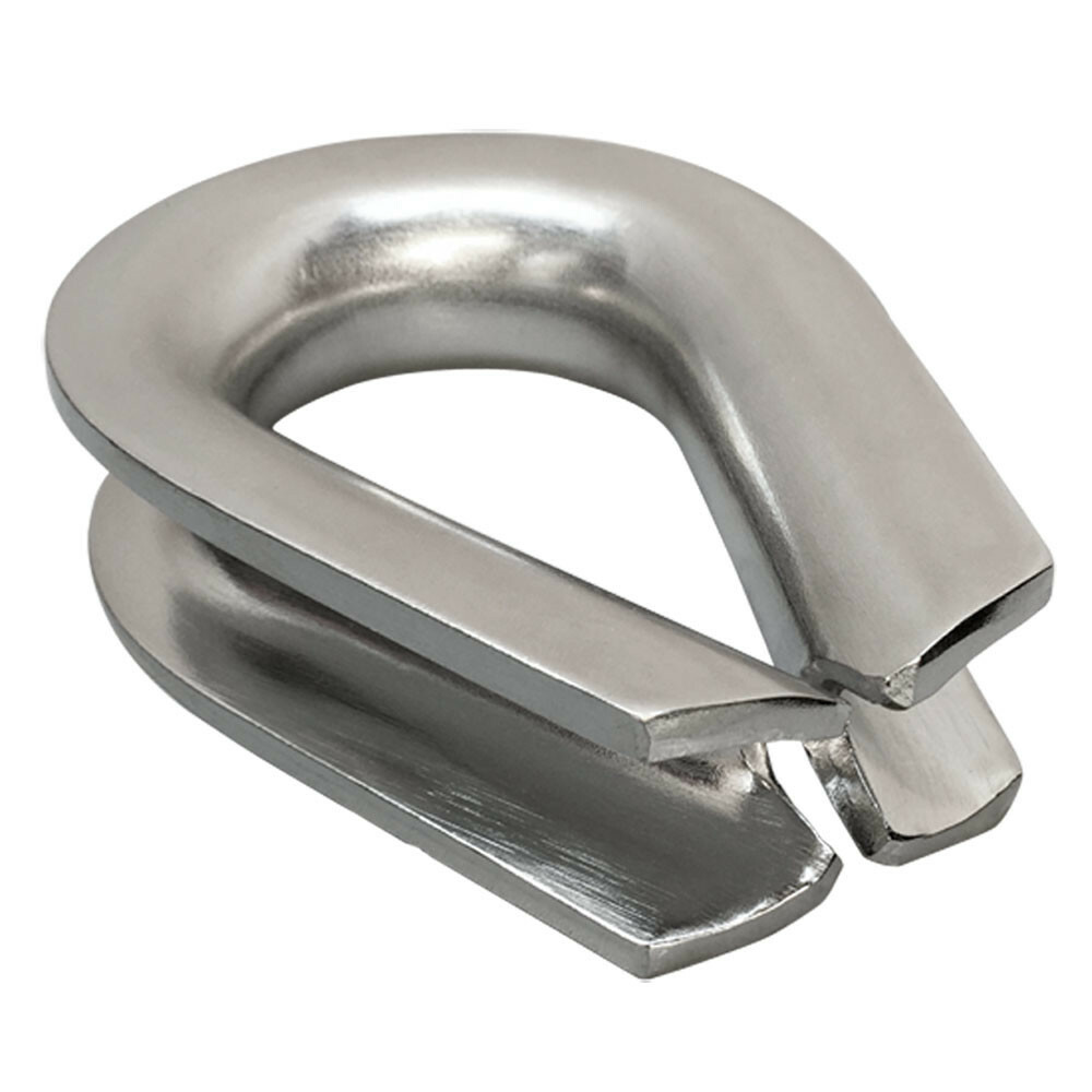 SS316 HEAVY DUTY Wire Rope Thimble 1/8″, 3/16″, 5/16″, 3/8″, 1/2″, 3/4″, 7/8″