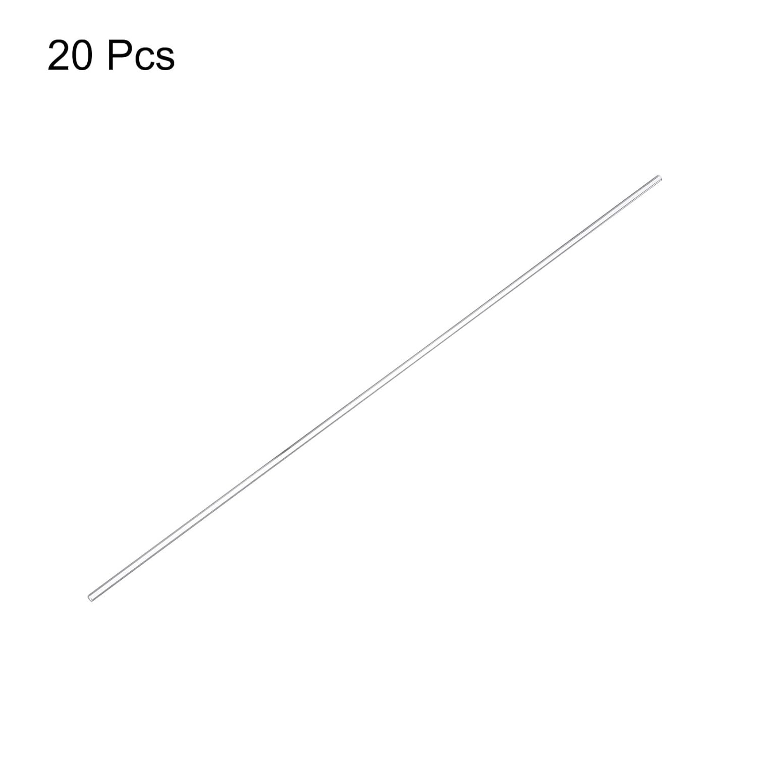 Acrylic round Rod,3Mm Diameter 12-Inch Length,Clear,Solid Plastic PMMA Bar St…
