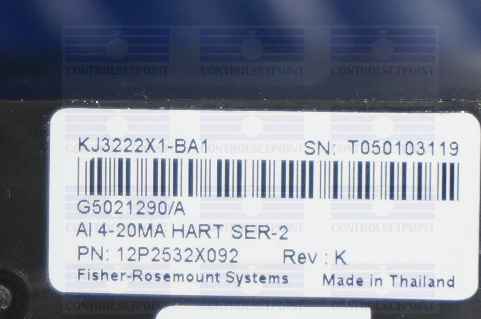 EMERSON DELTAV KJ3222X1-BA1 AI CARD 8 CHANNELS 4-20 MA HART SERIES 2 KJ3222X1BA1