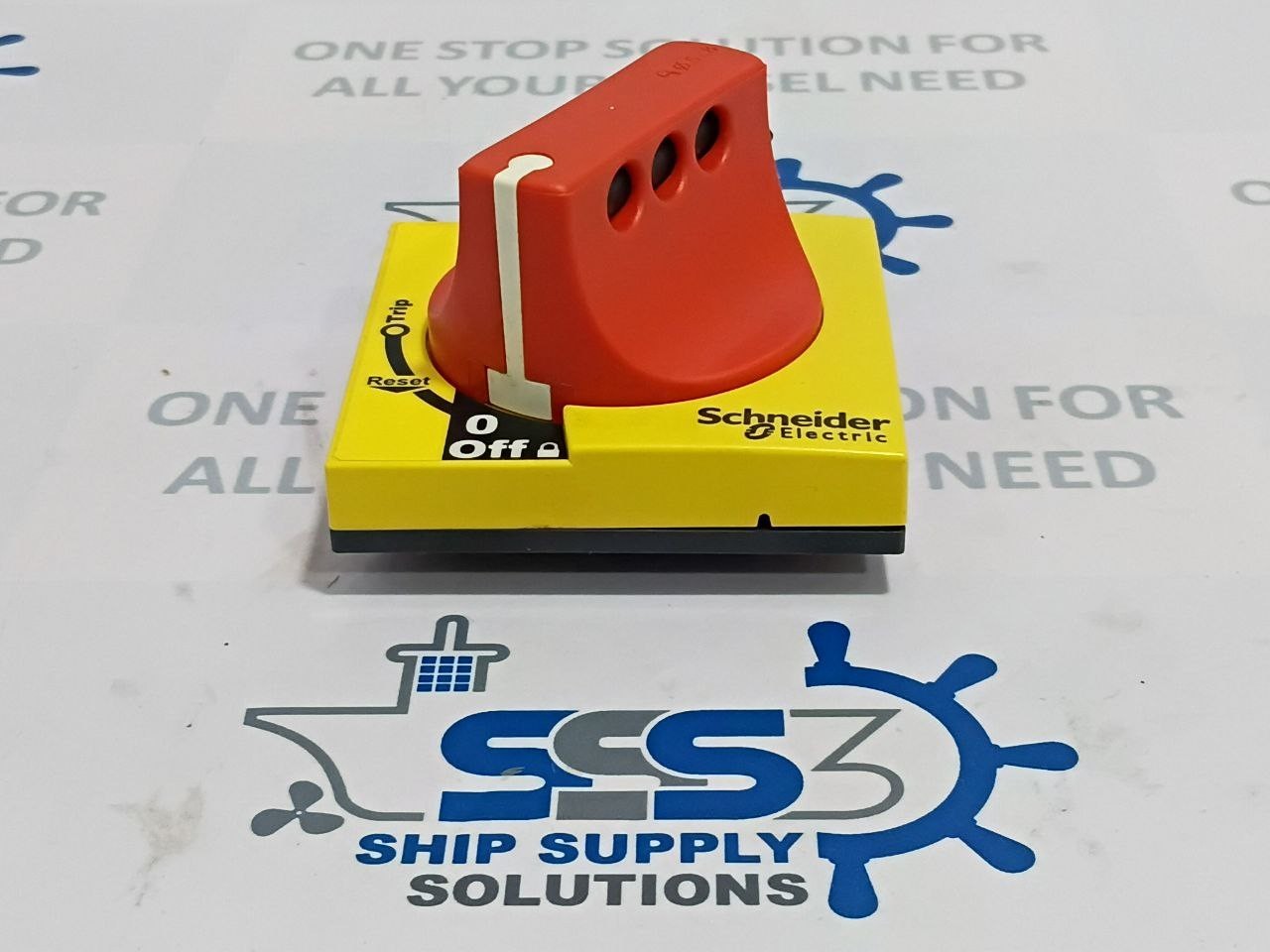 Schneider Electric LV429340 Extended Red-Yellow Rotary Handle (Unused New)