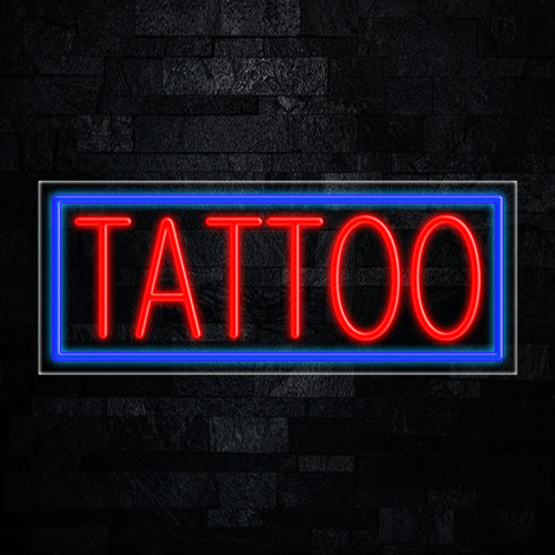 Tattoo LED Neon Sign 30″L x 12″H #30494