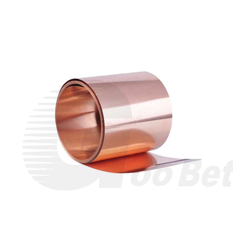 Thickness 1.0mm 99.9% Pure Copper T2 Cu Metal Sheets Foil Plate Strip Band Roll