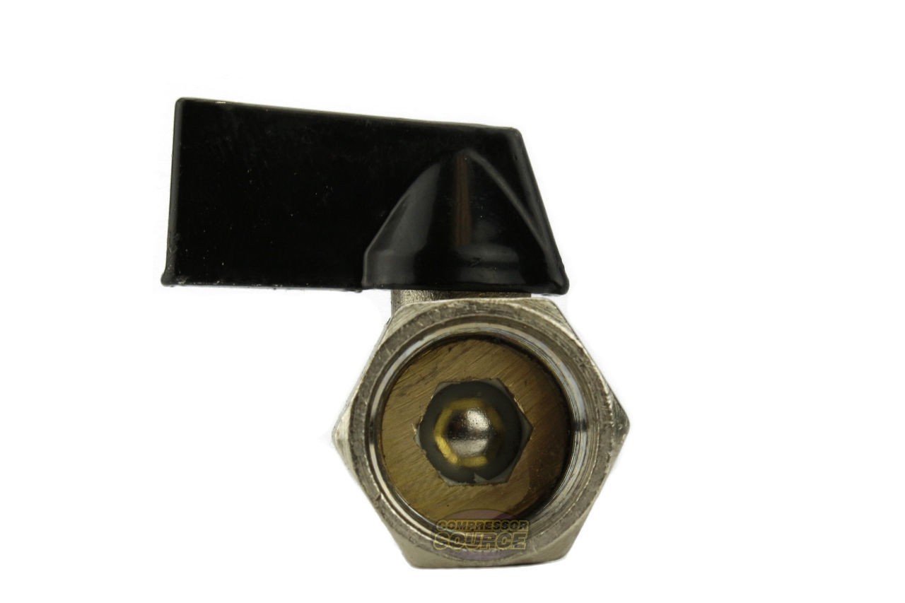 Mini 1/4″ Male 1/4 Inch Female NPT Brass Ball Shut Off Valve Water Air Fluid WOG