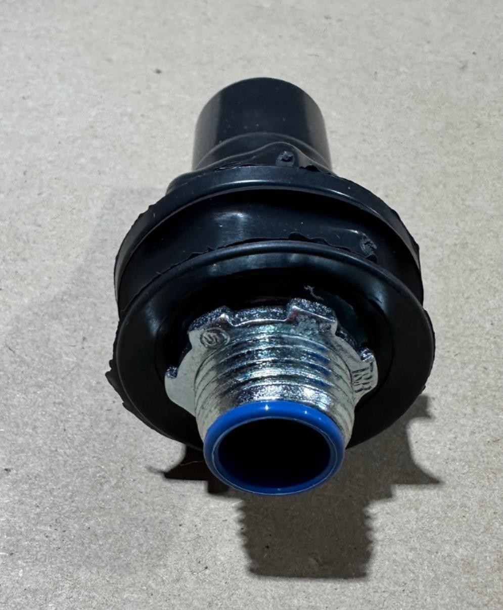 ABB Thomas & Betts OCAL ST1/2-G PVC Coated 1/2″ Liquidtight Liquid Connector