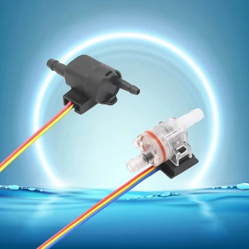Water Flow Sensor 40-150ml/min Optical Transparent Hall Flow Meter FM-PS2216