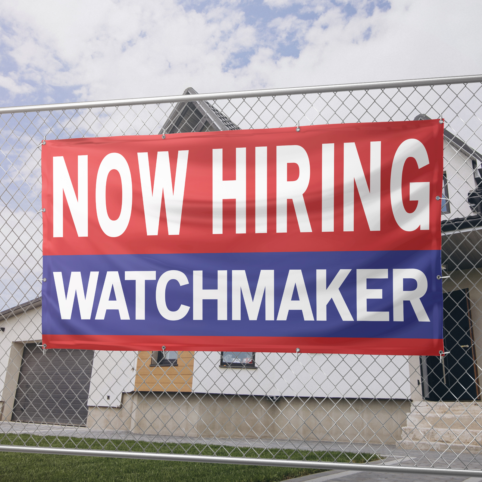 Now Hiring Watchmaker 13 oz Heavy Duty Vinyl Banner Jobs Available Horologist