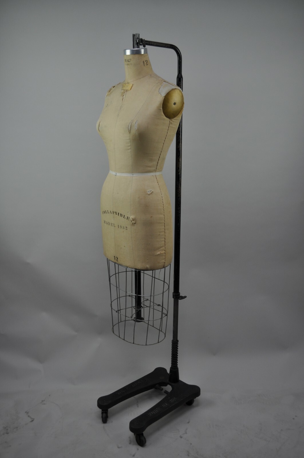 Wolf Vintage Dress Form Mannequin Model 1982 Adult Size 12
