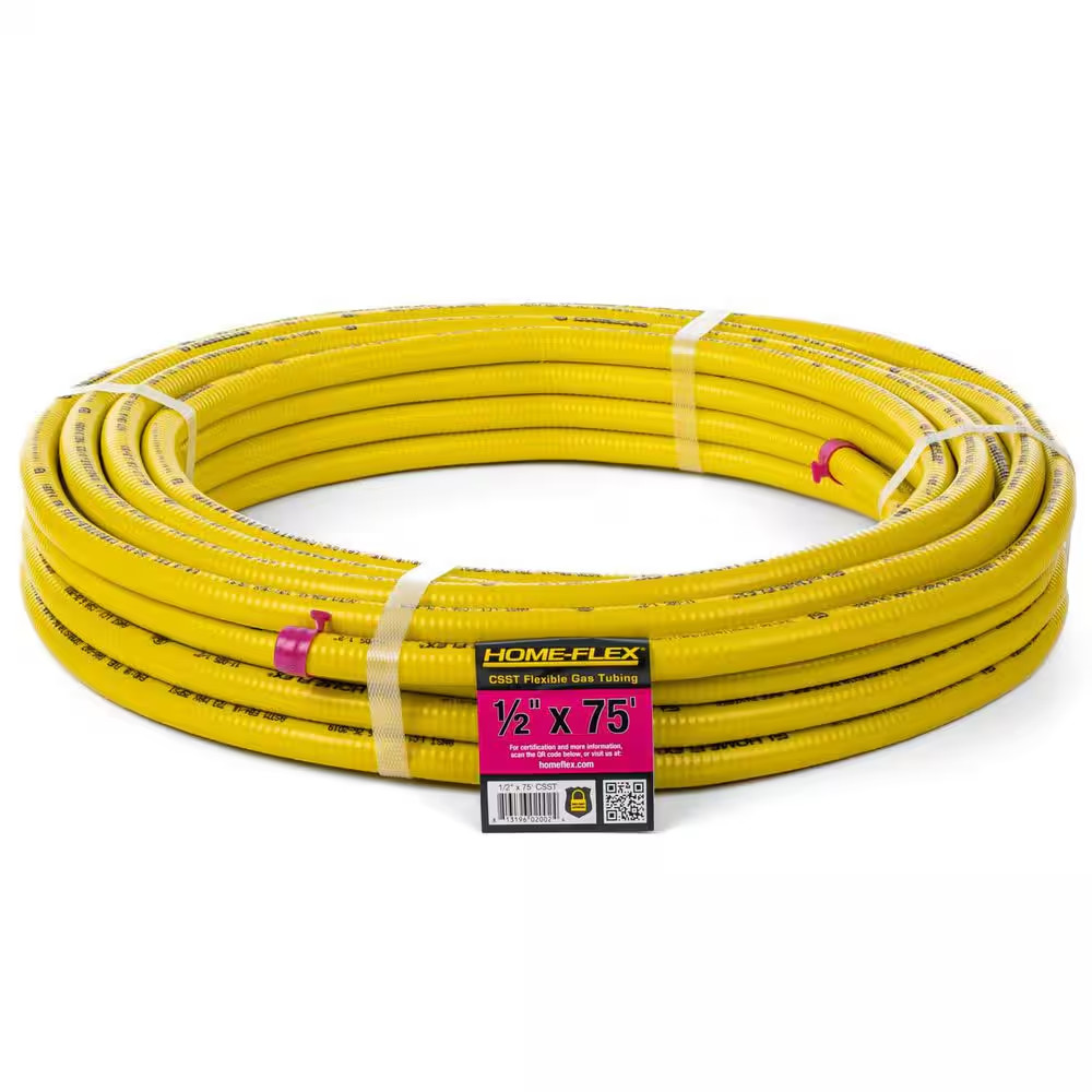 1/2 In. X 75 Ft. CSST Corrugated Stainless Steel Tubing