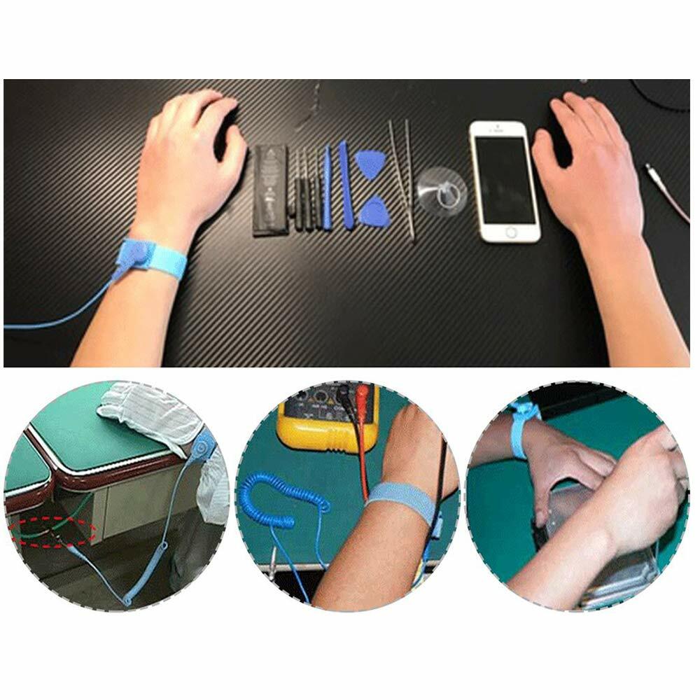 5 x Anti-Static WristBand Strap ESD Grounding Wrist Strap Prevents Static Build