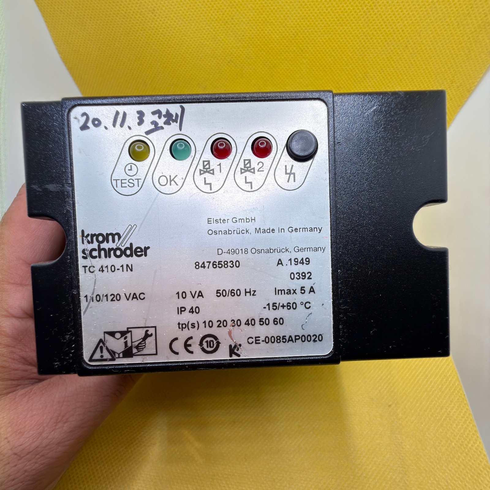 1 Pc Krom Schroder TC410-1N Valve Leakage Detector 84765830
