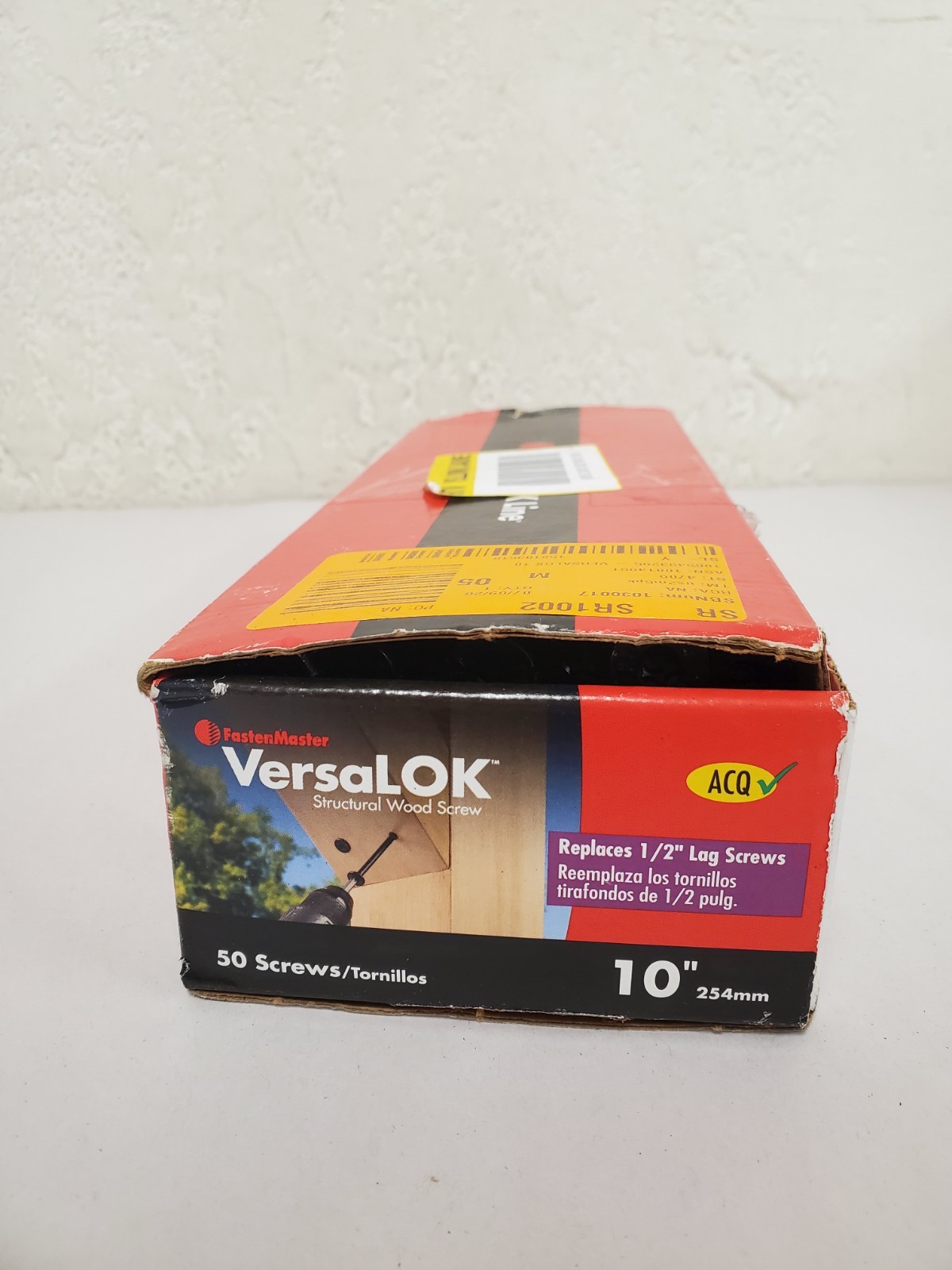 *50-Pack* FastenMaster VersaLOK 0.220 in. x 10 in. Torx Flat Head Wood Screw