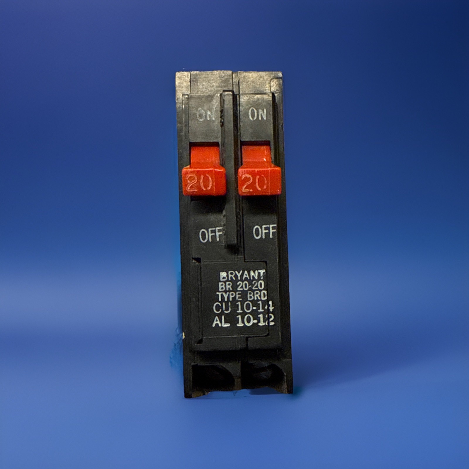 Bryant BR 20-20 BR2020 20 Amp 1 Pole Circuit Breaker Type BRD 120VAC Plug In