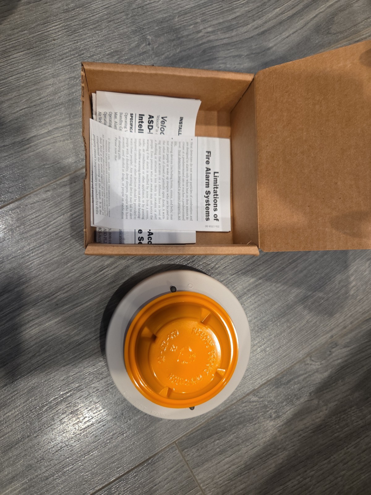 GAMEWELL FCI ASD-PL2F ADDRESSABLE SMOKE DETECTOR