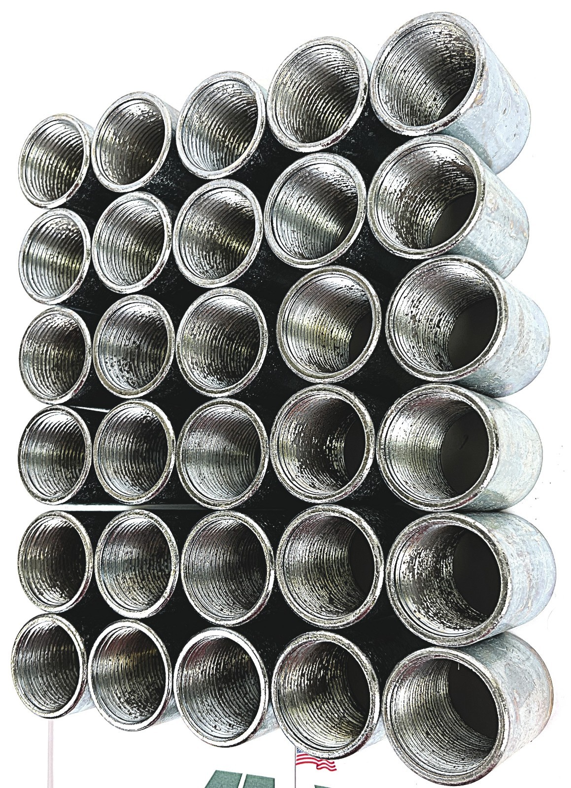 WHEATLAND TUBE, 1″ CONDUIT COUPLINGS, 1 LOT OF 60, STAMPED UL, SURPLUS