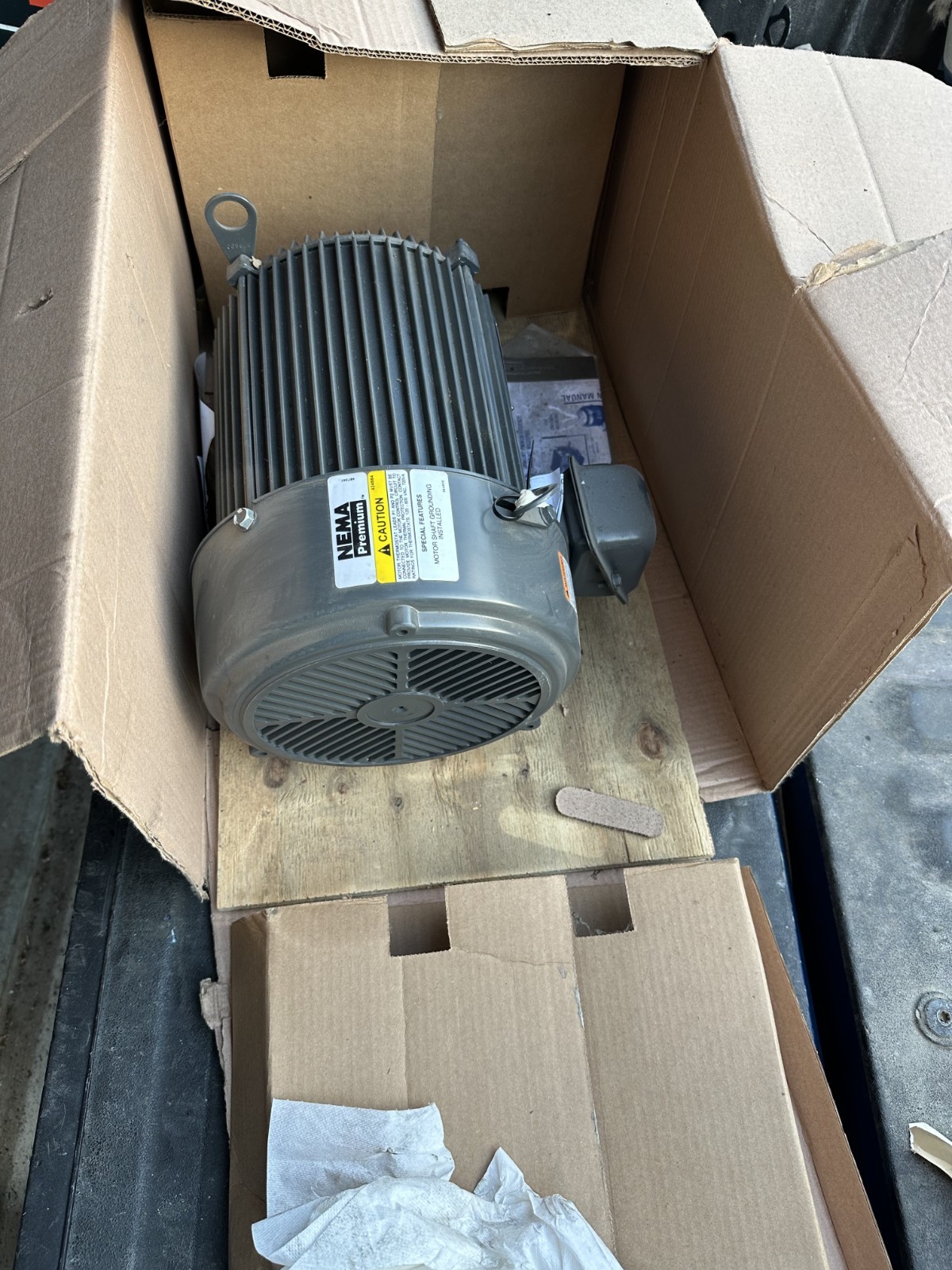 US Motors Inverter Duty, 3 HP, 3-Phase, 1180 RPM Motor