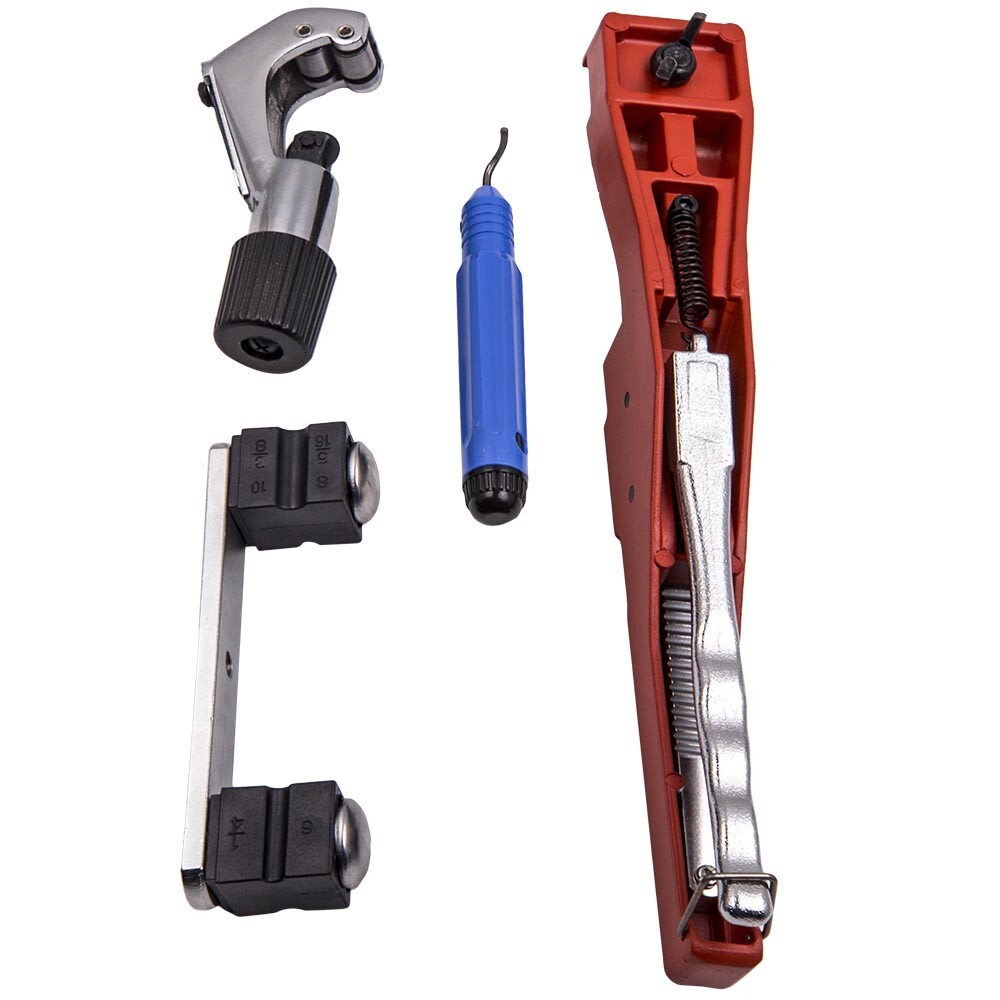 HVAC Ratcheting Pipe Tube Bender Tool Kit 1/2» 1/4″-7/8″ 90 Bending 7 Dies