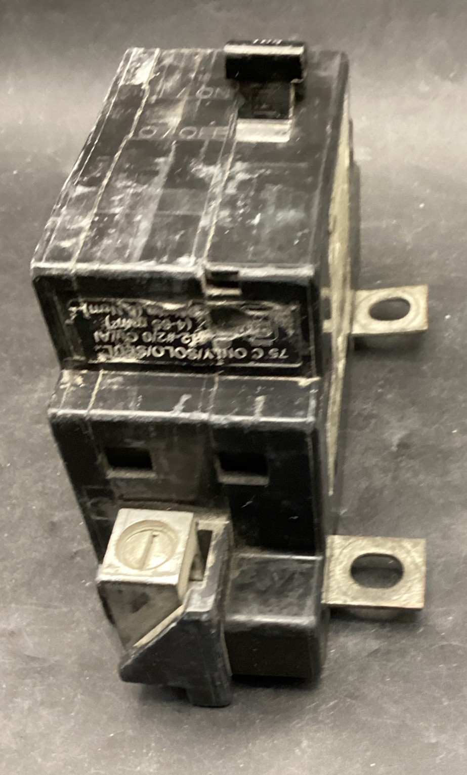 USED Square D QOM100VH8106 22kA 2 Pole 100 Amp Bolt On Main Circuit Breaker