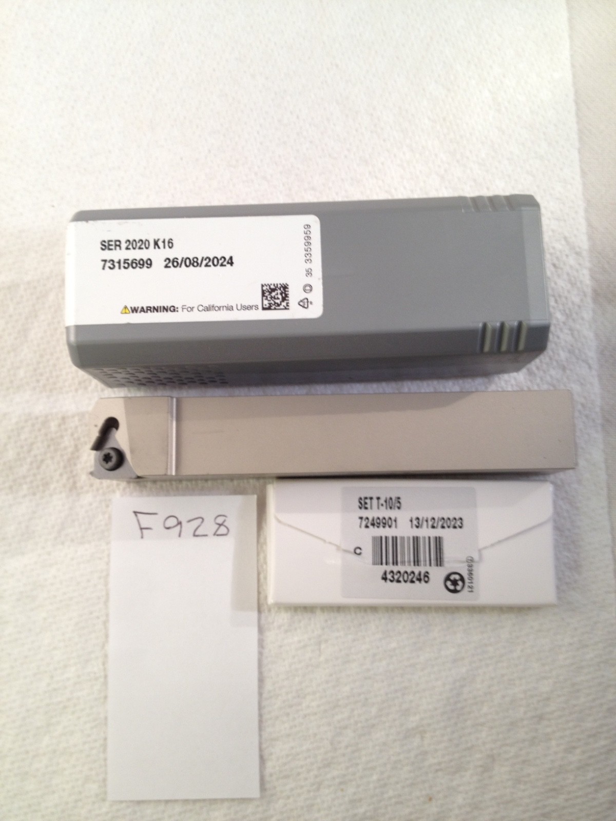 NEW ISCAR 20 MM SH THREADING TOOL HOLDER SER 2020 K16. 3800003. Israel. -f928-