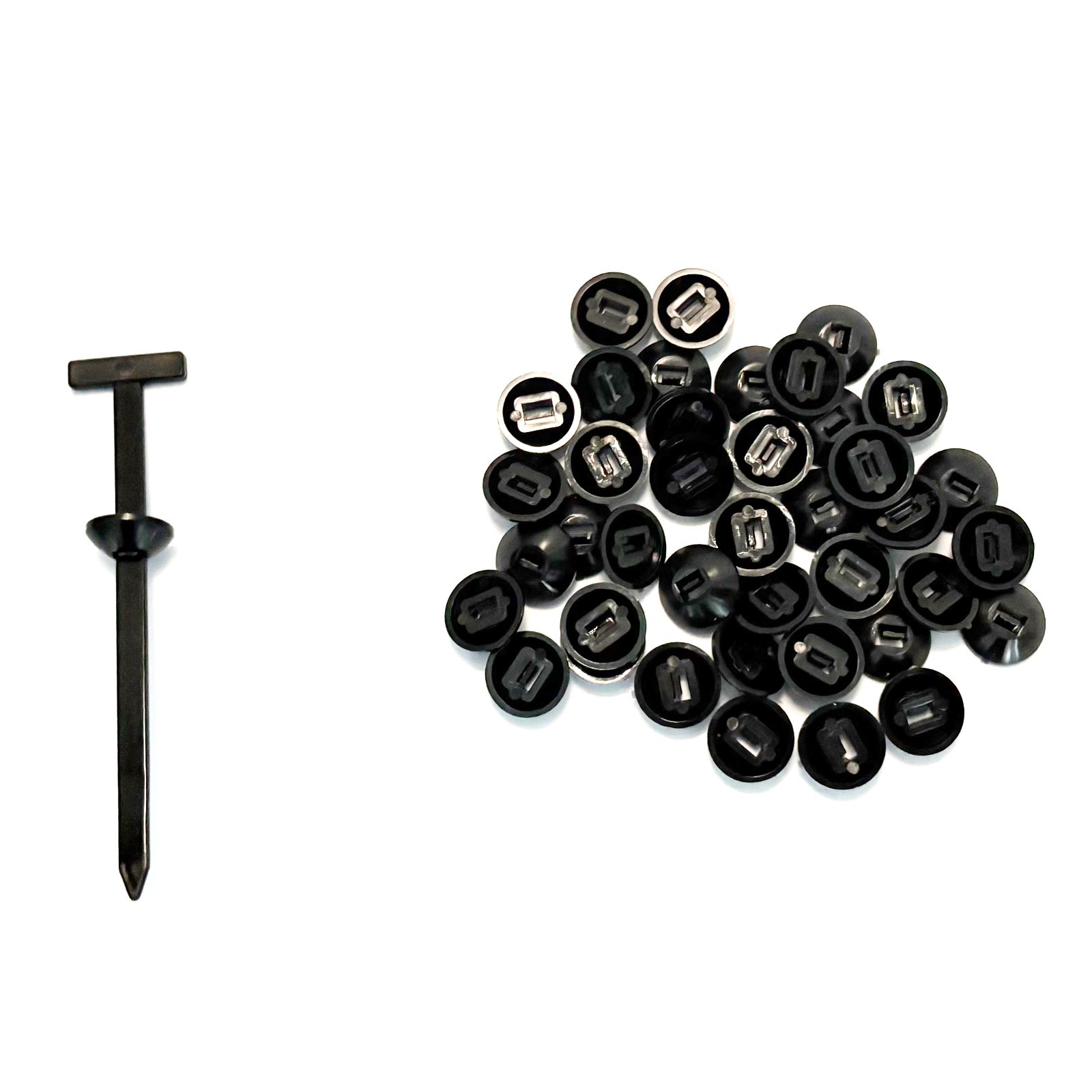 50PCS Nylon Universal Cable Heavy Duty Tie Buckle Self Locking Zip Ties Holder