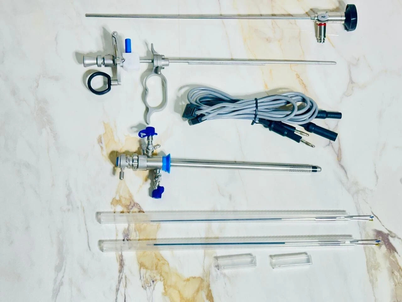 Bipolar Resectoscope Set Large, 24/26 Fr./Charr. with continuous flow And Loops