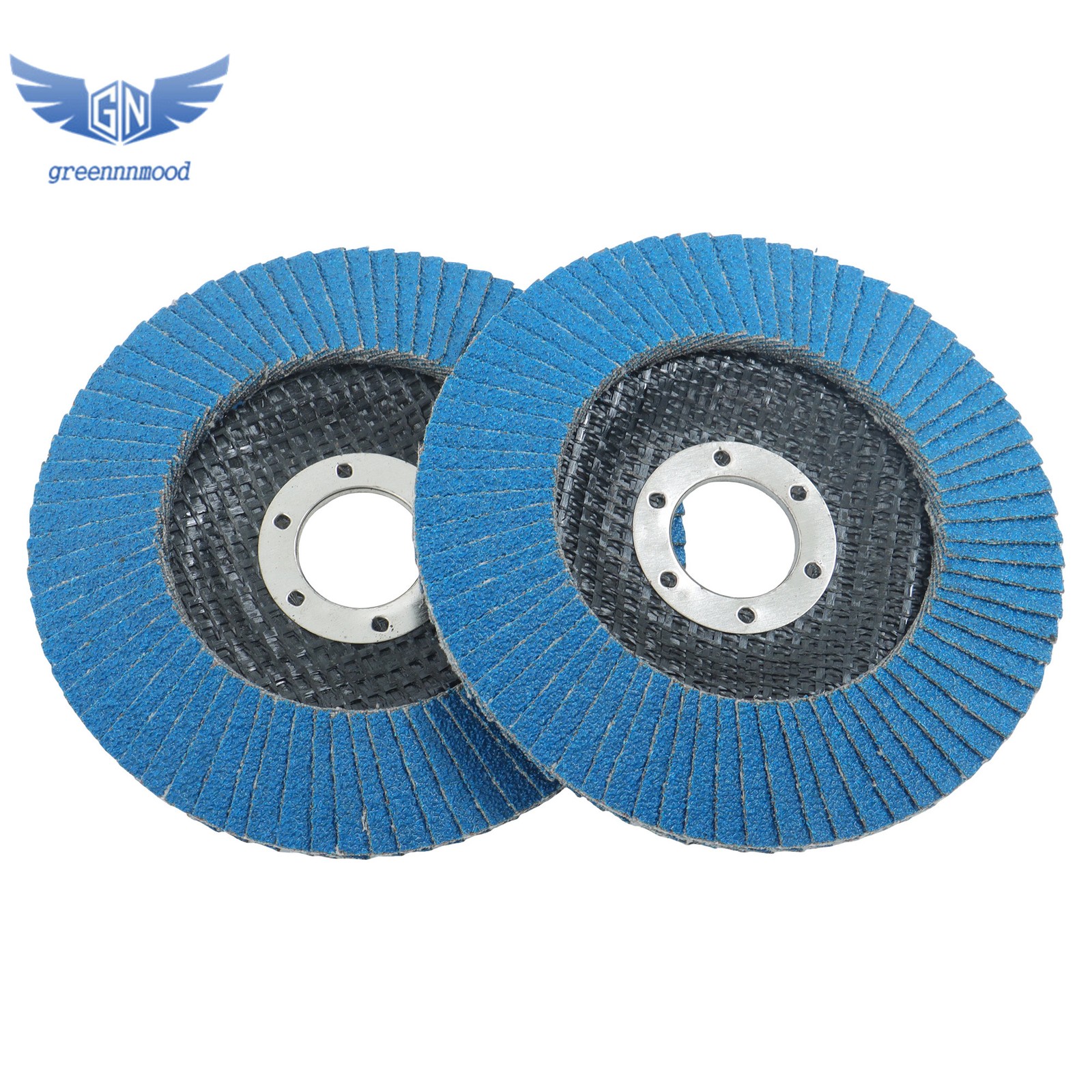 20 Pack Zirconia Flap Discs 4.5×7/8″ for Angle Grinder 80 Grit Flapper Wheel T29