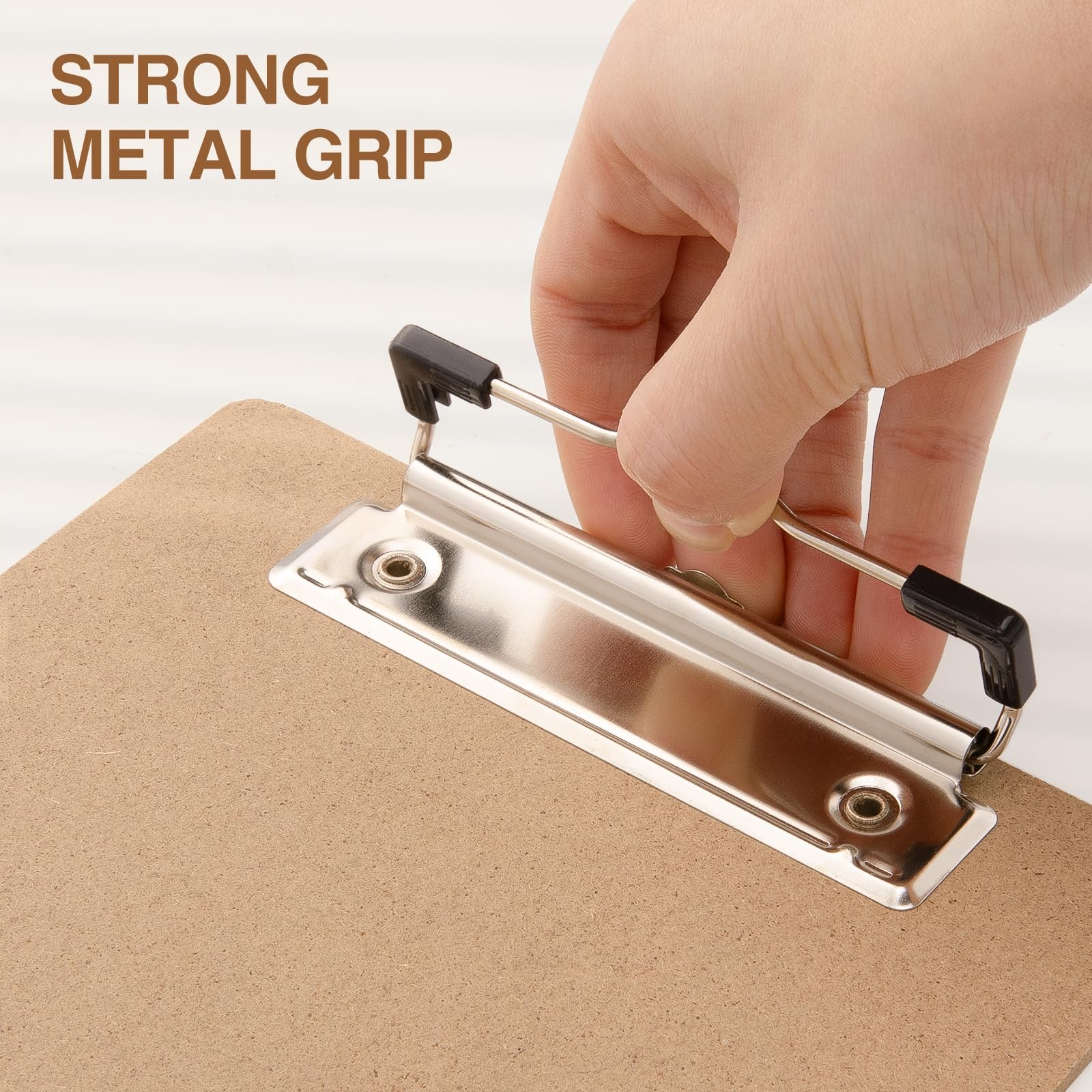 Mini Clipboards 32 Pack Memo Size 6 x 9 Inches Bulk Small Clip Boards for Cla…