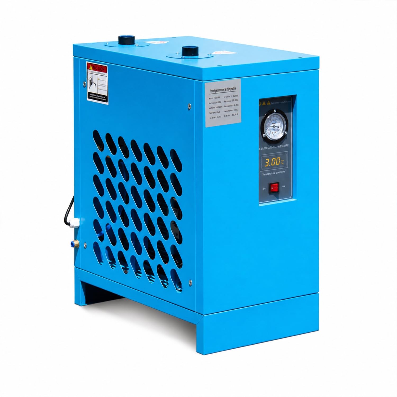110V 35CFM 0.58 KW Refrigerated Compressed Air Dryer with R134a Cooling System