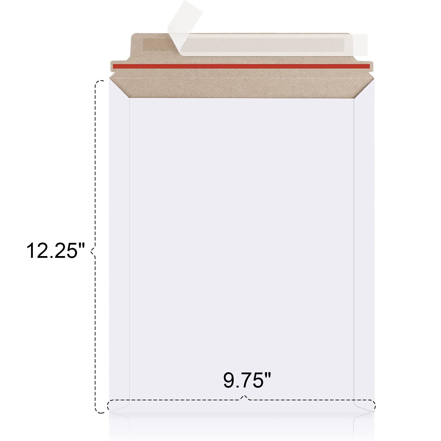 Rigid Photo Mailers 300gsm Cardboard Self Seal with Easy Open Tear Strip 100-400