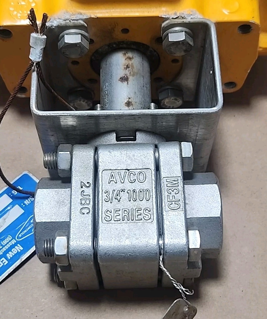 *PREOWNED* Hytork-71 EIA-XL0071-S80-A00 Actuator & 3/4″ Ball Valve + Warranty!