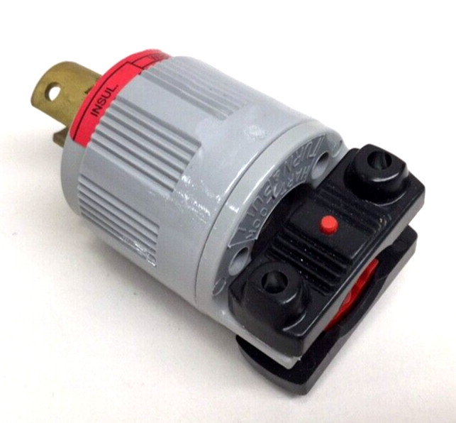 Arrow Hart 7102N Locking Plug L2-20P .250 Cord Dia 20A 250V 2P 2W