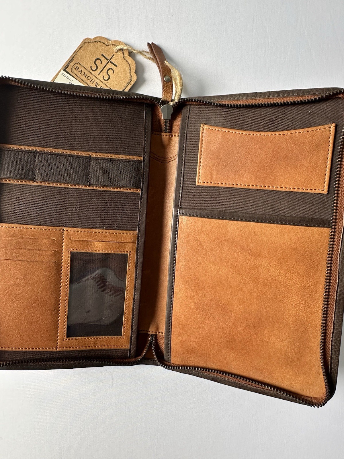 STS Frontier Personal Organizer NEW, Tan