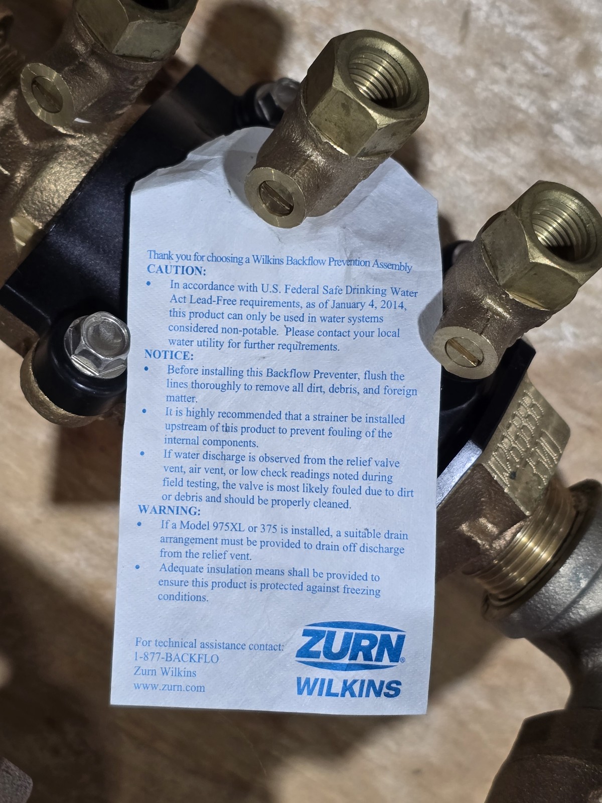 Zurn Wilkins 950XLTDABFSSLM 2 Inch Double Check Detector Assembly