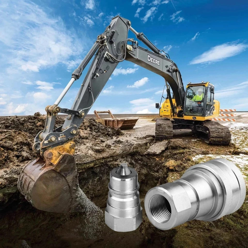 1/4″ Npt Iso 7241-B Hydraulic Quick Connect Couplers/couplings W/dust