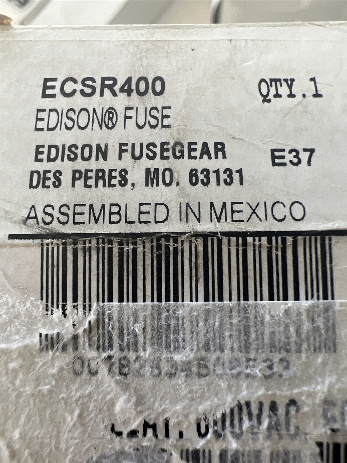 Edison ECSR400 400 Amp 600 Volt Class RK5 Current-Limiting Time Delay Fuse