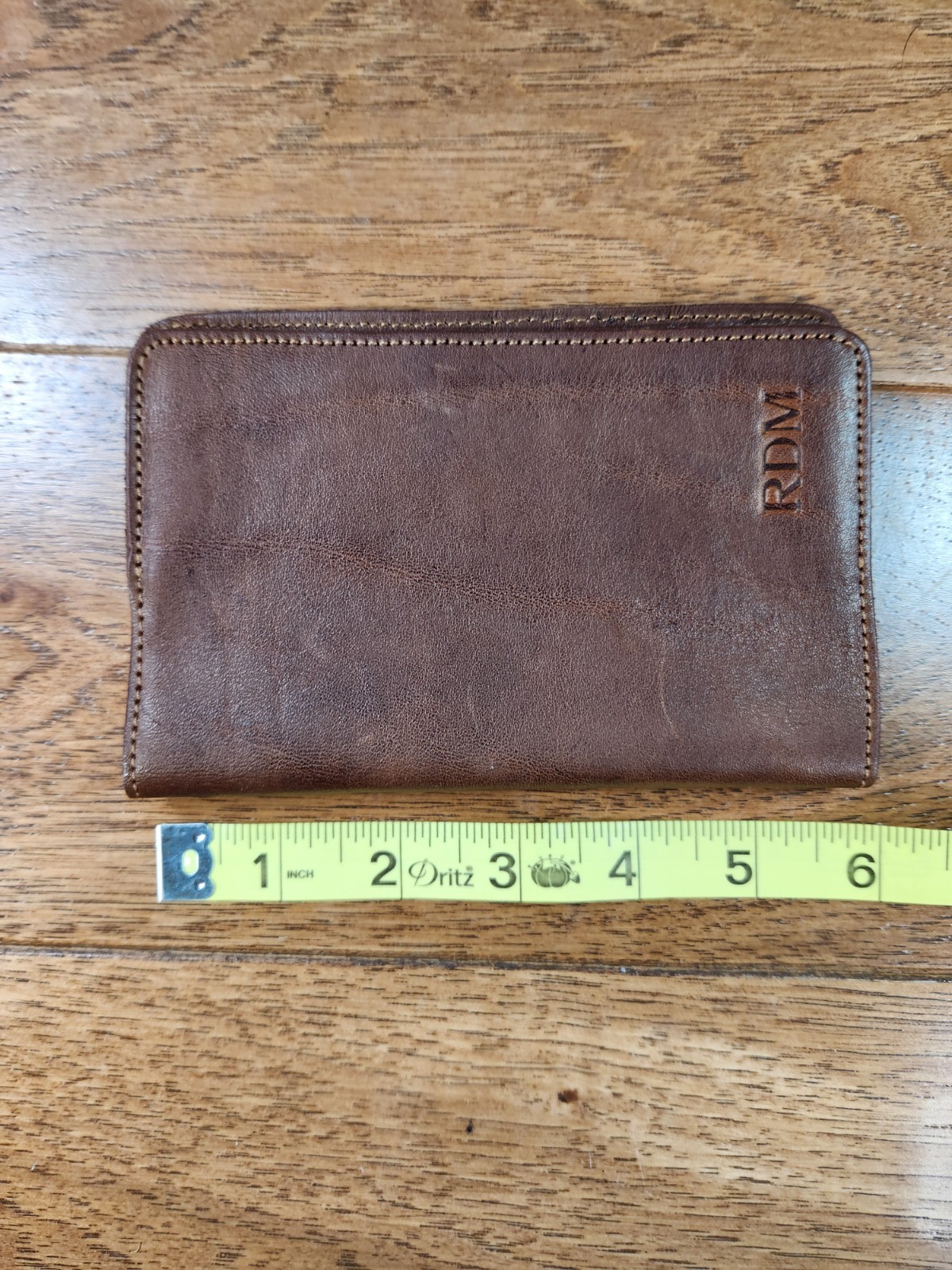 Colonel Littleton No. 27 Brown Leather Pocket Journal Made In USA
