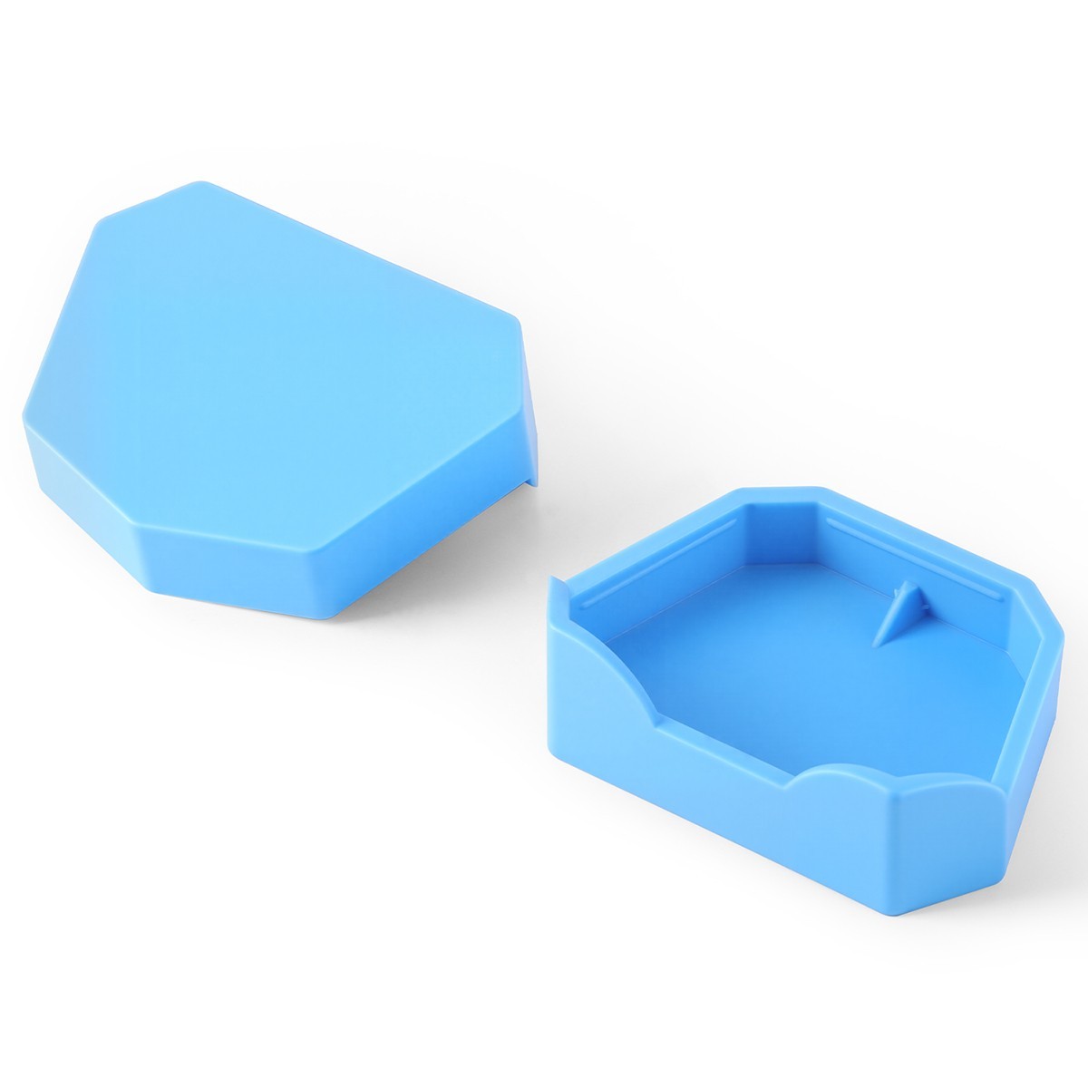 6pcs/set Dental Silicone Rubber Lab Plaster Model Former Base Molds Tool Tray