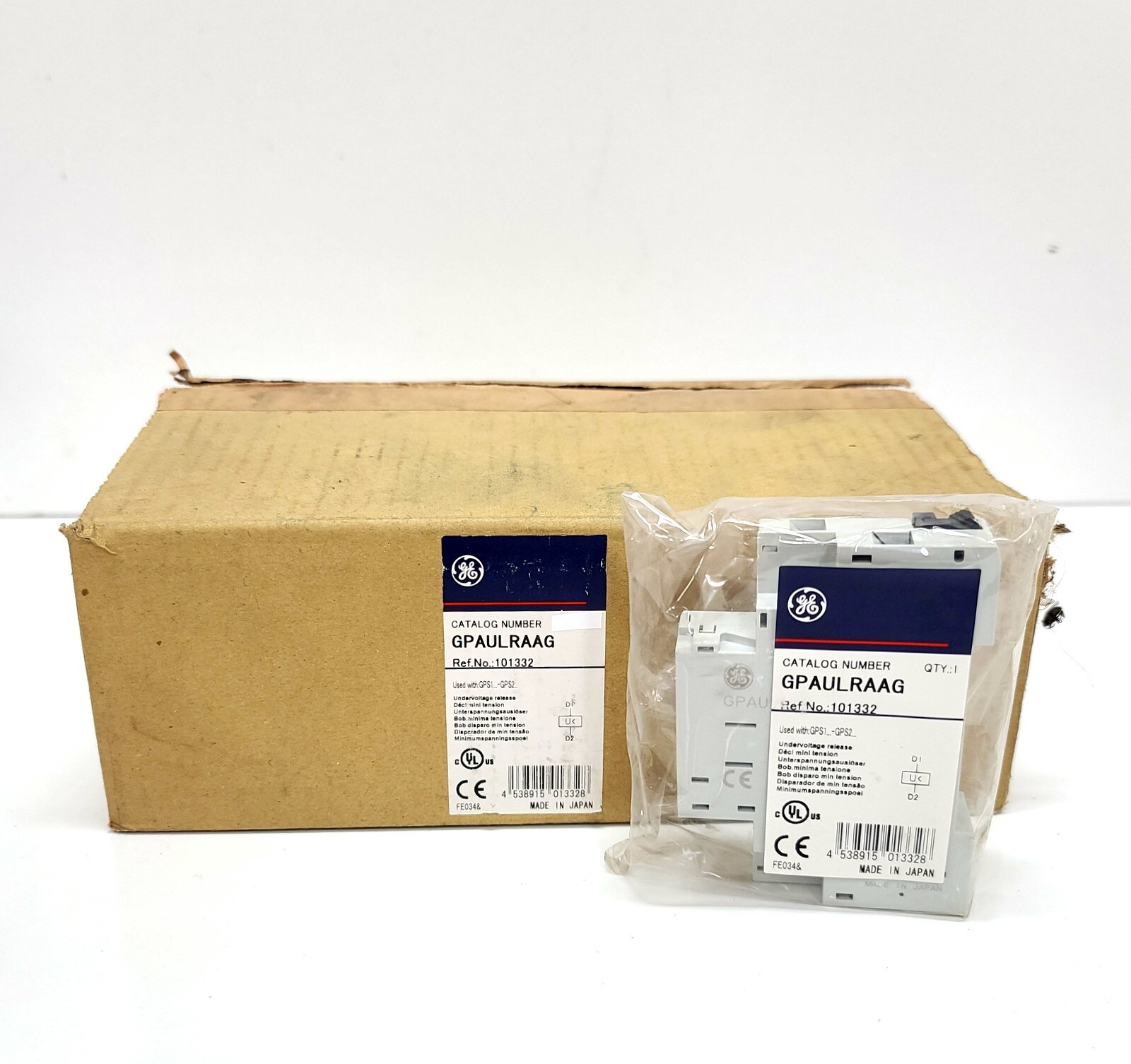 GE GPAULRAAG Undervoltage Release – NEW – 101332