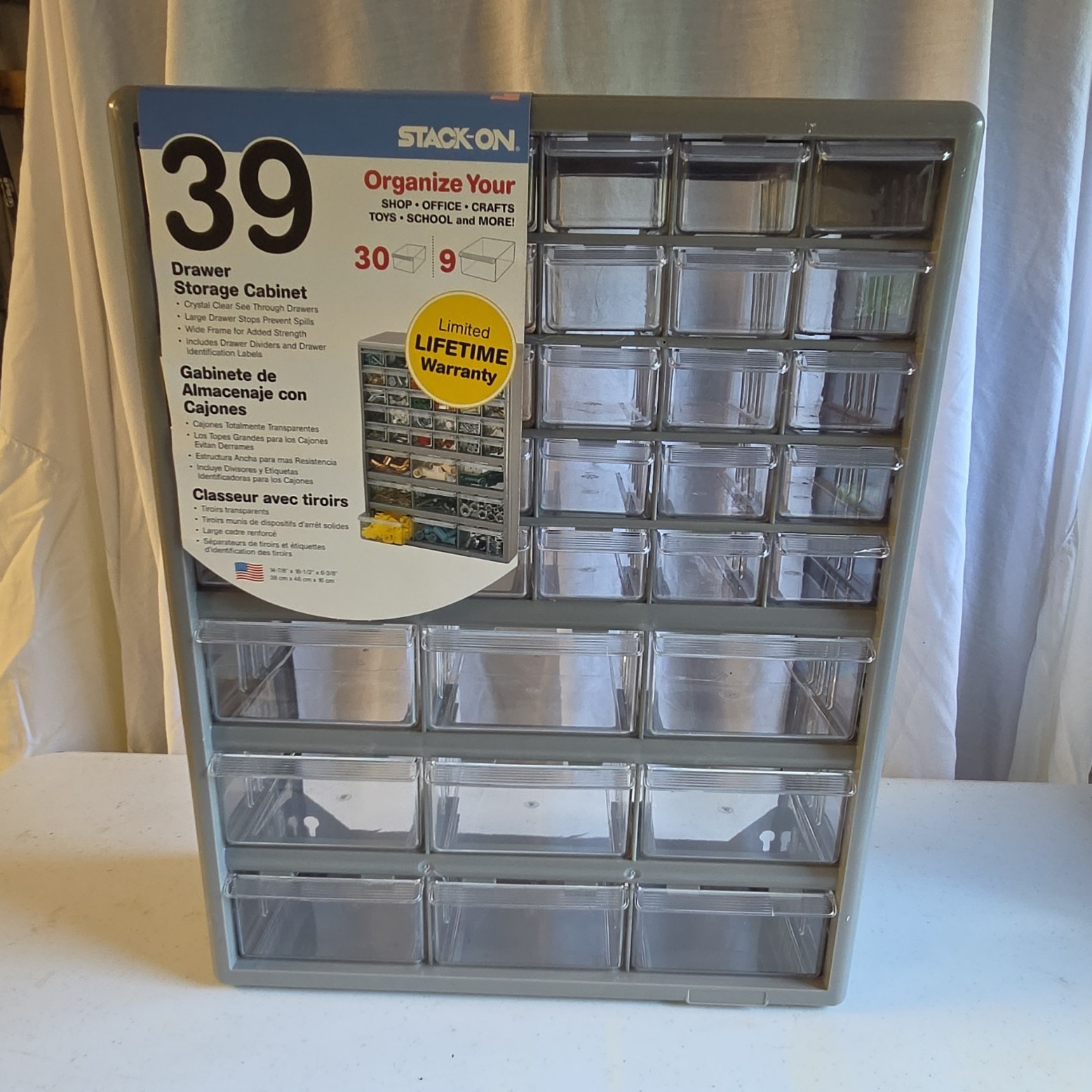 STACK-ON DS-39 39-Drawer Storage Cabinet Drawer Organizer